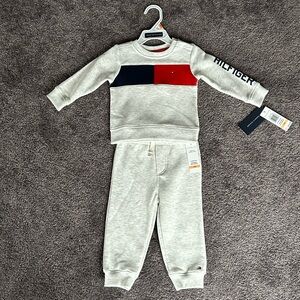 Baby Boy Tommy Hilfiger Fleece Jogger Set - 12m